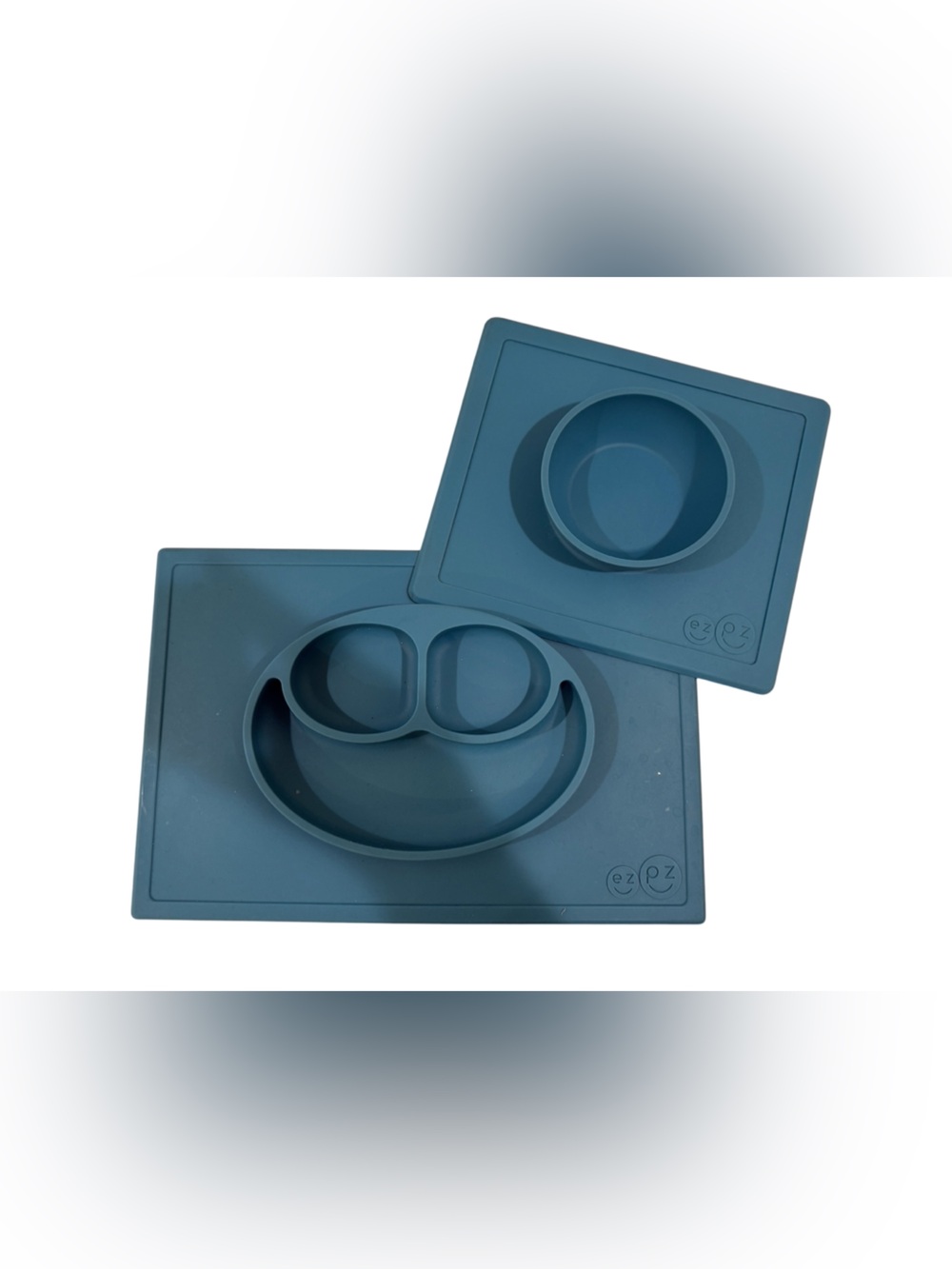 EZPZ Happy Mat All - in - One & Bowl Trio ~ In Blue